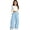 v#149Blue422, variant on Rggeeun Girls Wide Leg Pants Athletic Baggy Sweatpants Training Breathable Trousers Elastic Waist With Pockets Outdoor Activities Kawaii,Blue,8-9 Years