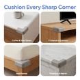 thumbnail image 6 of Komfortology Gray Foam Corner Protectors, 8 Count with 3M Adhesive, 6 of 10