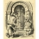 Alice & The FrogIllustration par Sir John Tenniel, 1820-1914 à Partir du Livre à Travers le Miroir et Ce Que Alice Y A Trouvé par Lewis Carroll Imprimé d'Affiche Publié à Londres 1912, 13 x 16 – image 1 sur 1