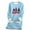 #0330-Sky Blue, variant on Uootdi Plus Size Christmas Sherpa Gift Lined Long Sleeve Sweatshirts for Women Crew Neck Christmas Ptrint Shirts Warm Fleece Top s