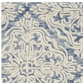 thumbnail image 6 of SAFAVIEH Blossom Githa Damask Wool Area Rug, Blue/Ivory, 8' x 10', 6 of 7