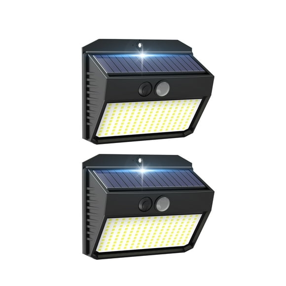 Luces Solares DAYBETTER 150 LED con Reflector y 3 Modos de iluminación