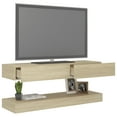 thumbnail image 6 of vidaXL TV Stand with LED Lights Sonoma Oak 47.2"x13.8", 6 of 10