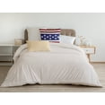 thumbnail image 3 of 20" x 20" Simply Daisy Stars and Bars Poly Pillow with Zipper, Purplish Blue Qty 1, 3 of 3