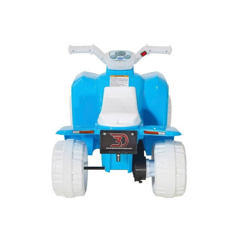 6 Volt Light-Up Frozen Quad with Chrome Snowflake Wheel