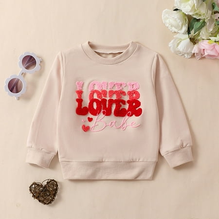 

Toddler Boys Sweatshirts Autumn Winter Long Sleeve Letter Prints Crewneck Hoodie Pullover Casual Sports Outwear For Children Clothes