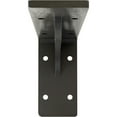 thumbnail image 3 of Ekena Millwork 2"W x 8"D x 4 1/4"H Embrey Steel Bracket, Hammered Gray, 3 of 11
