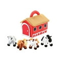 thumbnail image 2 of Plush Horse Stable Carrier With 4 Neighing Horses by Animal House, 2 of 2