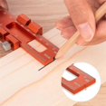 thumbnail image 5 of Woodworking Pocket Ruler-6/8/12Inch Precision Pocket Ruler - Marking Ruler Metric Inch T-Type Measuring Scribing Rulers, 5 of 5