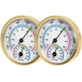 thumbnail image 3 of 2pcs Indoor Outdoor Thermometer Weather Thermometer Hygrometer Warehouse Hygrometer, 3 of 8