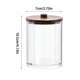 thumbnail image 3 of Dispensador de algodón y hisopo - Tarro acrílico transparente de 10 oz para organizar el baño, soporte para compresas estéticas, almacenamiento de hilo dental y palillos, 3 of 3
