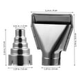 thumbnail image 3 of OULII 2 Pcs Raccords d'Outils Pneumatiques pour Professionnels de Réparation Argent Acier Inoxydable Outil, 3 of 3