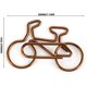 thumbnail image 2 of 20 clips de papel de metal con forma de bicicleta, color café, marcapáginas, clip de papelería para la escuela y la oficina, 2 of 5