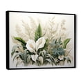 thumbnail image 2 of Designart "Wonders Of Contemporary White Botany" Plants Floater Framed Wall Art Living Room, 2 of 5