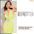 thumbnail image 3 of WHIPPY Women Elastic Wide Belt, Stretch Waist Belt for Dresses, 3 of 7