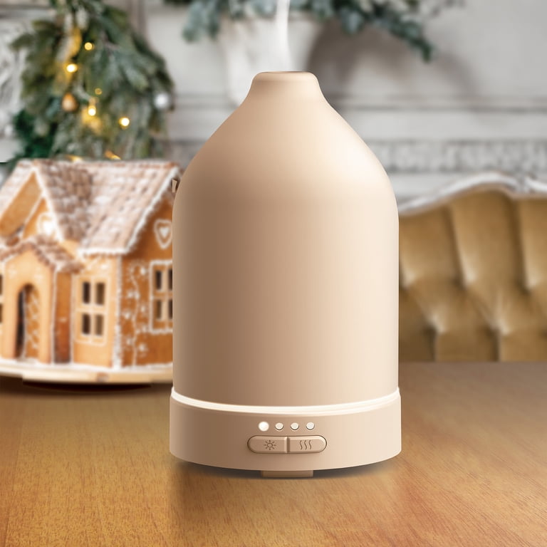 Lomi Aroma Evergreen Oil Mist Machine, Ultrasonic Diffuser, Tan
