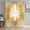 Ginger Yellow, variant on Beige Palm Leaves Coastal Sheer Curtains 63 Inches Long, Summer Tropical Botanical Boho Light Filtering Window Curtains for Living Room, Rod Pocket Voile Sheer Curtain Drapes, 52"W x 63"L, 2 Panels