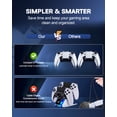 thumbnail image 6 of 1800mAh Wireless Charger for PS5 Controller, for PS5 DualSense Rechargeable Battery Pack, Fast Charging with LED Display, 14H+ Playtime, Accessories for PS5/DualSense Edge/Elite Controller, 6 of 7