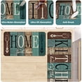 thumbnail image 4 of Farmhouse Kitchen Rugs and Mats Set of 2 Kitchen is The Heart of The Home Vintage Non Slip Washable Floor Mat Home Decor 17x47 inch and 17x29 inch, 4 of 6