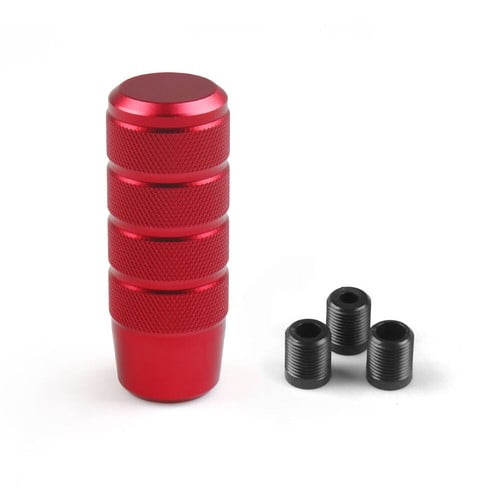 Red 95mm Gear Shift Knob Manual Transmission Shifter Lever Knob For M8 M10 M12