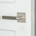 thumbnail image 3 of Viaggio Qadmhmbll_Dd Quadrato Hammered Solid Brass Non-Turning Two-Sided Dummy Door Lever, 3 of 7