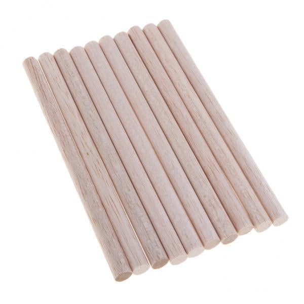 Balsa Formas de madera Palos,Varilla de pasador de artesanía de madera sin terminar, para modelar,Suministros de carpintería,Palo de pasatiempos para hacer modelos BLESIY Balsa Formas de madera Palos