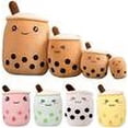 thumbnail image 3 of Peluche de té de burbujas, juguete de peluche Boba, muñecos de peluche, almohada de abrazo de té de burbujas, muñeco de peluche de dibujos animados rosa de 24 cm, 3 of 6
