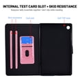 thumbnail image 3 of Lenovo Tab M10 FHD Plus 10.3" Case, Dteck Multi-angle Viewing Stand Glitter PU Leather Folio Case With Built-in Card Slots / Auto Wake Sleep, Pink, 3 of 5