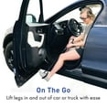 thumbnail image 2 of TKWC Leg Lifter Strap - Rigid Foot Loop, Hand Grip, Ideal for Seniors Recovering, Adults, Elderly, Disability - Great for Cars, Wheelchairs, Beds, Chairs, Couch and More, 2 of 8