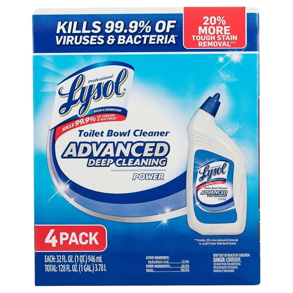 Advanced Toilet Bowl Cleaner 32 fl oz 4 bottles