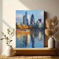 thumbnail image 6 of London Cityscape Skyline Canvas Print Architectural Home Wall Decor, 6 of 8
