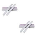 thumbnail image 2 of Vogacara 10 Pieces Dual-sided Nail File Durable Fingernail Tools Convenient Shaping Tool Accessory Trimming for Home Salon Using Gris blanco 2piezas, 2 of 6
