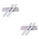 thumbnail image 2 of Guardurnaity 10 Pieces Dual-sided Nail File Durable Fingernail Tools Convenient Shaping Tool Accessory Trimming for Home Salon Using Gris blanco 2piezas, 2 of 6