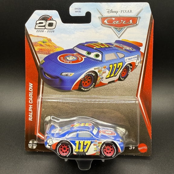Disney Pixar Cars Ralph Carlow 20th Anniversary 2026 Die-Cast 1:55 Scale Vehicle