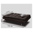 thumbnail image 4 of Sofá Cama M & E MUEBLES Carmen Chocolate Matrimonial 3 Posiciones, 4 of 5