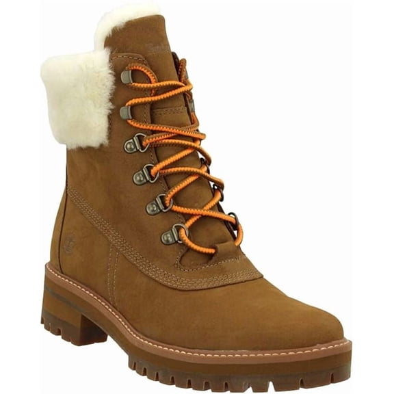 Women's Timberland Courmayeur Valley Boot 6 In Shearling Med Brown (TB0A2DUX X17) - 7