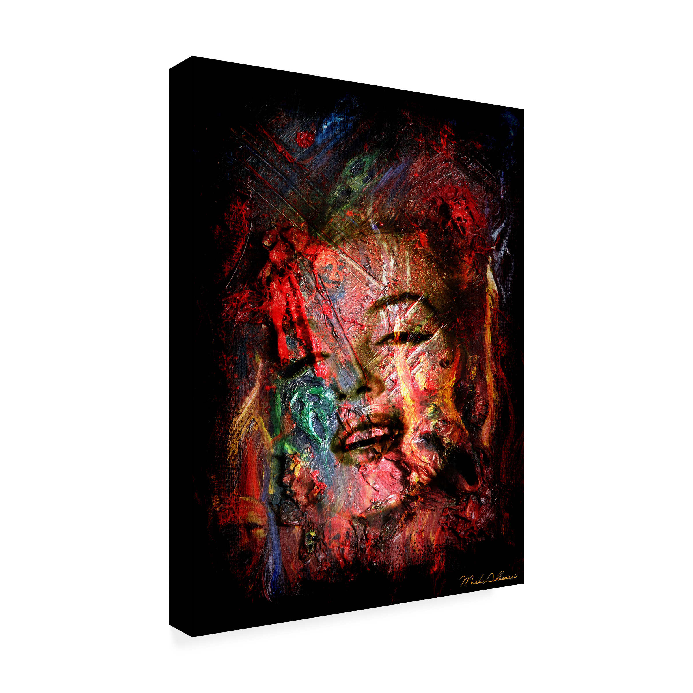 Trademark Fine Art "Marilyn Monroe VII" Canvas Art by Mark Ashkenazi