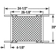 thumbnail image 2 of Prime Line PL15515 Gray Storm & Screen Door Grille, 34.5" x 20", 2 of 4