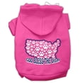thumbnail image 1 of God Bless Usa Screen Print Pet Hoodies Bright Pink Size Xxl (18), 1 of 1