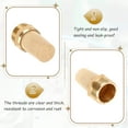 thumbnail image 3 of 2PCS Pneumatic Exhaust Muffler, g 3/4" Thread Male Sintered Bronze Muffler Brass Air Line Fittings, 3 of 6