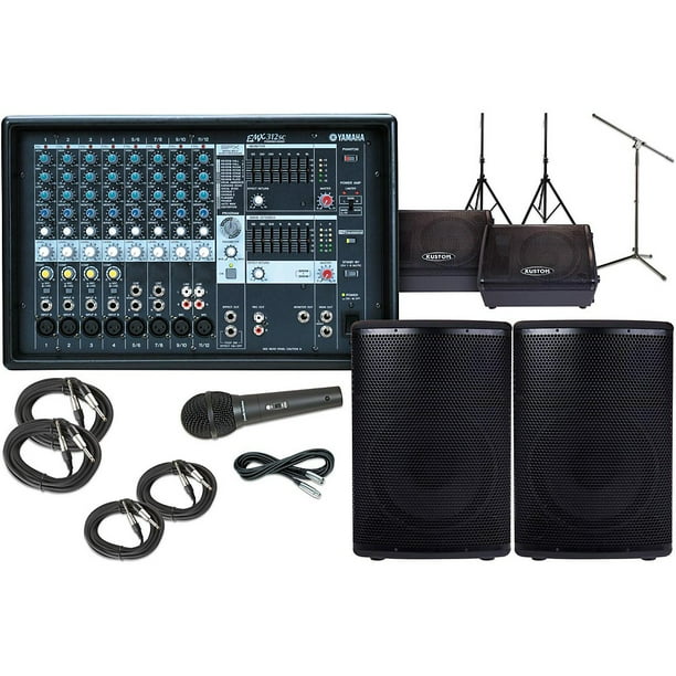 Yamaha EMX312SC with Kustom KPX112 and 12