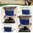 thumbnail image 4 of Uxcell Boot Straps, Boot Elastic Ankle Straps Band Hook and Loop Blue 12", 4 of 7