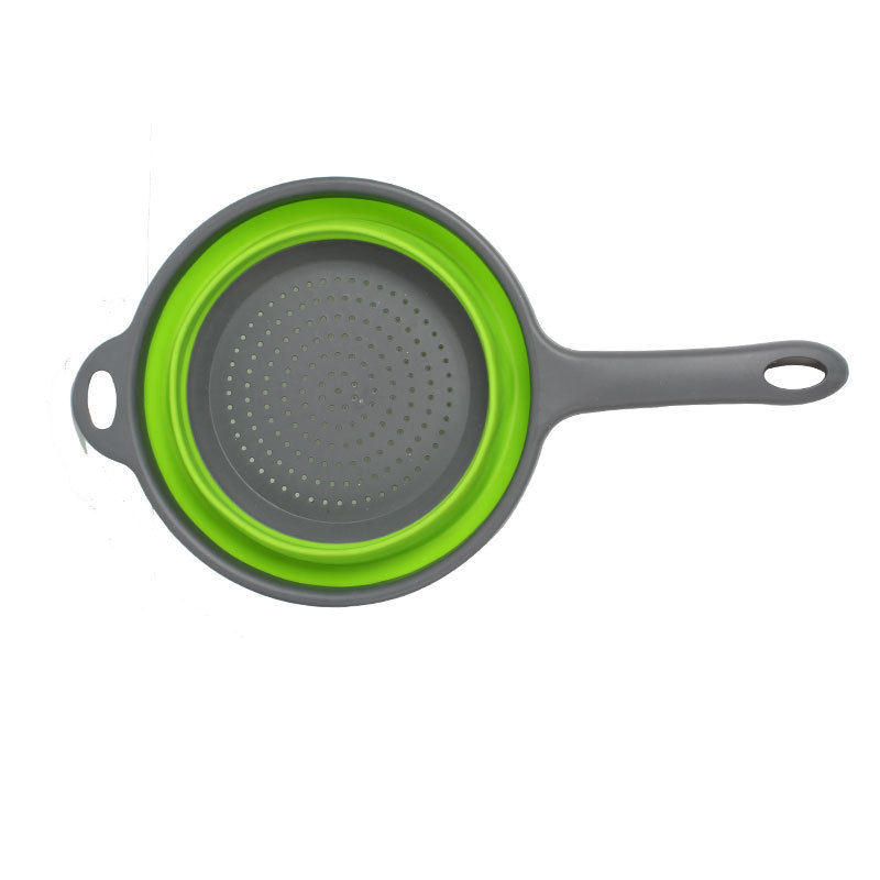 Kitchen Foldable Silicone Strainer Colanders, Collapsible Colanders