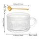 thumbnail image 5 of Wosthever Elegante juego de tazas de vidrio: fácil de limpiar e idea de regalo Taza de desayuno Juego de tazas de té Tazas de vidrio Taza de Type2 NO2, 5 of 6