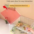 thumbnail image 4 of Drawer style hamster cage suitable for small pets transparent, 4 of 6