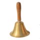 thumbnail image 1 of Campana de llamada manual de latón macizo súper ruidosa de 9 cm, 1 of 3