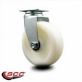 thumbnail image 2 of 6 Inch Nylon Wheel Swivel Caster with Roller Bearing Service Caster, 2 of 2