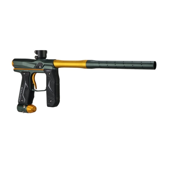 Empire Axe 2.0 Paintball Marker Gun w/Redline Dust Pine Green and Honey Gold, Electric