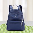 thumbnail image 3 of Sywqhk Bolso De Hombro Escolar De Nailon Resistente Al Agua, Mochila Informal Para Mujer (Azul Oscuro) Sywqhk Para estrenar, 3 of 4