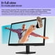 thumbnail image 3 of HP V22v G5 22 Inch Full HD 1080p Desktop Monitor 75Hz 5ms, AMD FreeSync, Anti-Glare, Low Blue Light, VESA, HDMI, VGA, 200 nits, 178 Viewing Angle, for Laptop, Computer, PC Flat Screen, Black (Renewed), 3 of 5